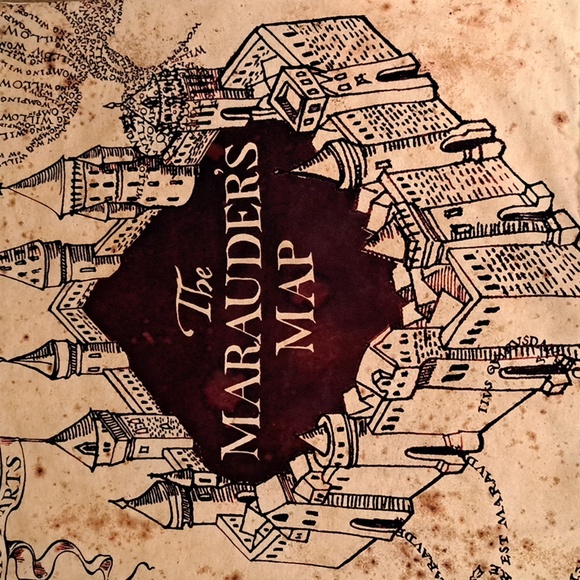 Harry Potter The Marauder's Map Decorative pillow covers - Picture 2 of 4